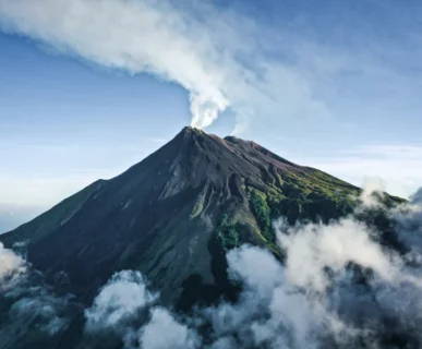 Mounting Siau, Sulawesi's Mount Karangetang Volcano